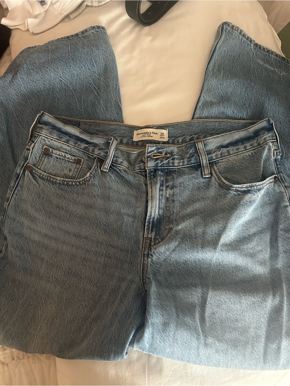Abercrombie & Fitch Low Rise Ultra Loose Jeans